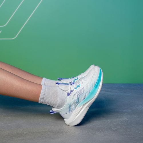 Tênis Esportivo Pegada Feminino em Tecido Branco 291701-01