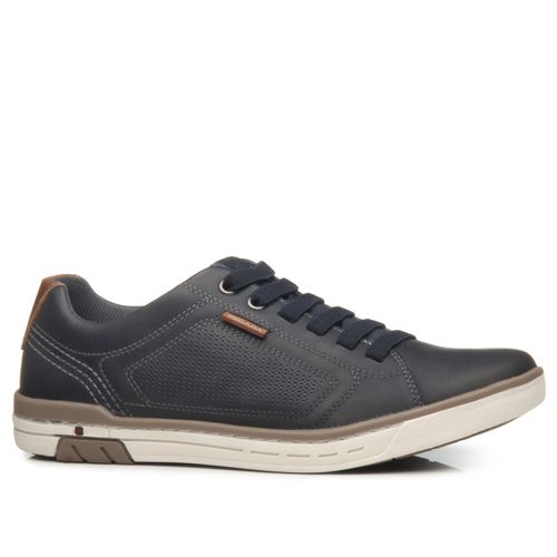 Sapatênis Pegada Masculino em Couro Blue 119312-07