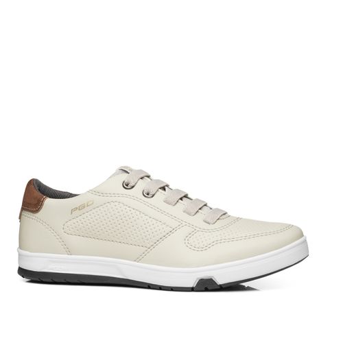 Tênis Casual Pegada Infantil em Microfibra White 370428-02