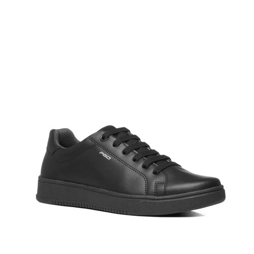 Tênis Casual Pegada Infantil em Microfibra Preto 371913-04