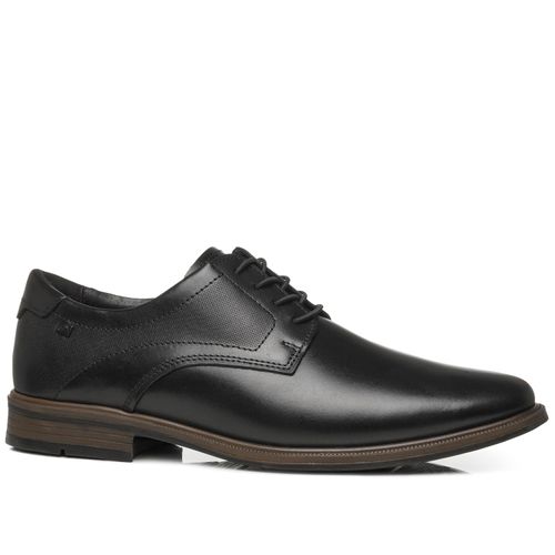 Sapato Social Pegada Masculino em Couro Preto 126352-01
