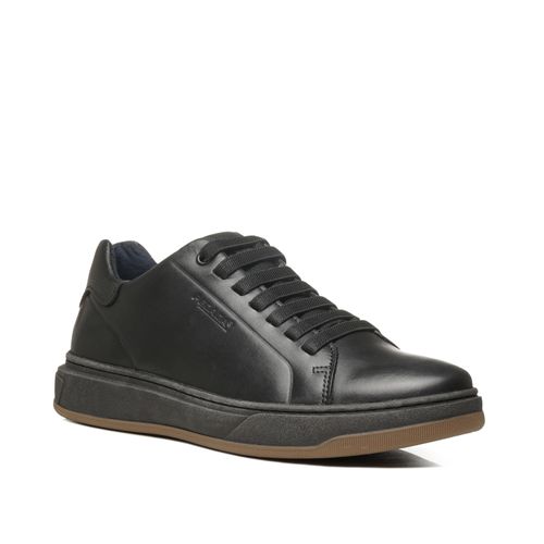 Tênis Casual Pegada Masculino em Couro Preto 111702-11