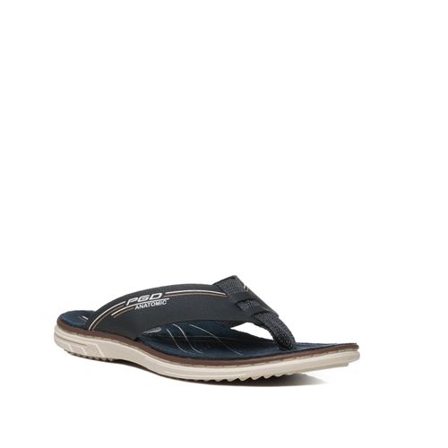 Chinelo Pegada Infantil em Microfibra Marinho 373341-02