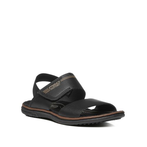 Sandália Pegada Infantil em Microfibra Preto 373343-04