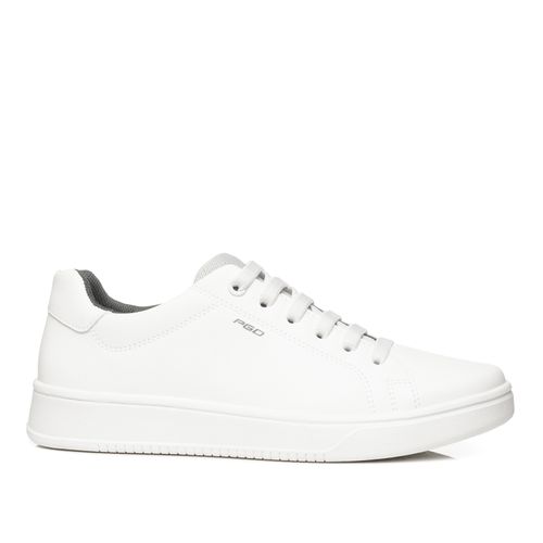 Tênis Casual Pegada Infantil em Microfibra Branco 371913-01