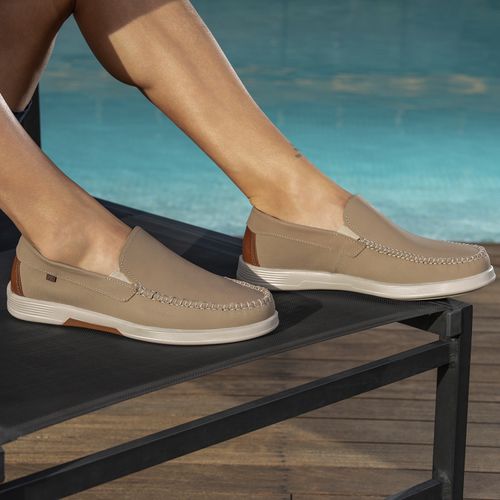Mocassim Pegada Masculino em Couro Fossil 142306-06